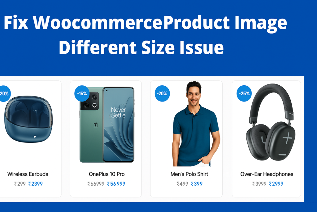 How to Fix WooCommerce Products Image Size Issue