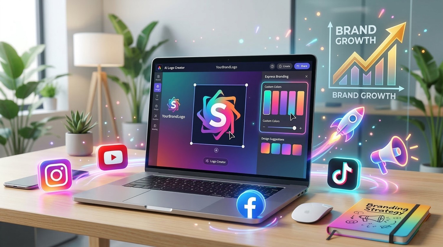 adobe express ai logo maker tutorial